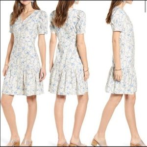 Brand new Rachel Parcell white floral dress